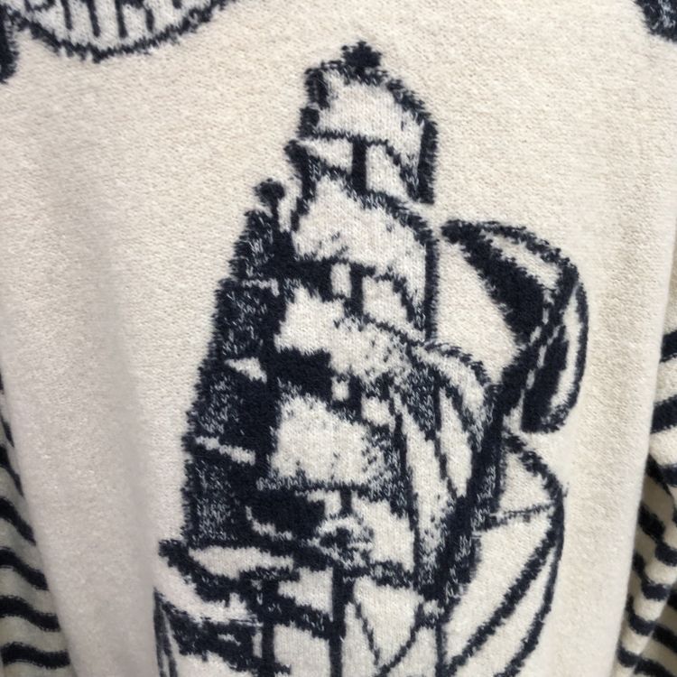 Dior Christian Dior Striped Sailor Motif Sweater Size 36 Size XS / US 0-2 / IT 36-38 - 15 Thumbnail