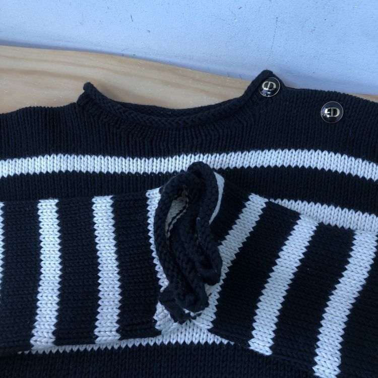 Dior Christian Dior Striped Sweater Size 38 Size M / US 6-8 / IT 42-44 - 13 Thumbnail