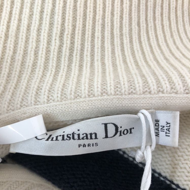Dior Christian Dior Striped Logo Knit Sweater Size 34 Size XS / US 0-2 / IT 36-38 - 3 Thumbnail