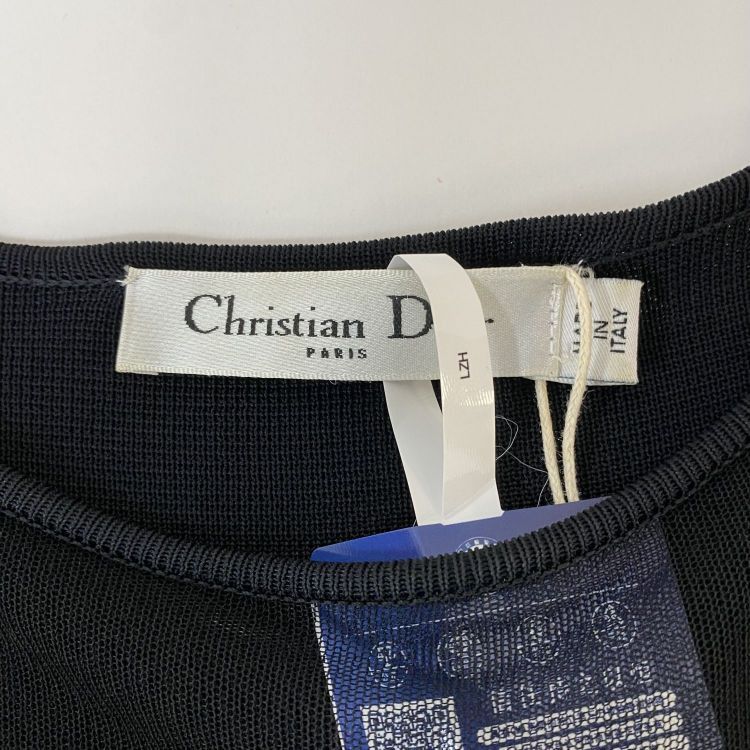 Dior Christian Dior Sheer Panel Midi Dress Size 40 Size M / US 6-8 / IT 42-44 - 3 Thumbnail