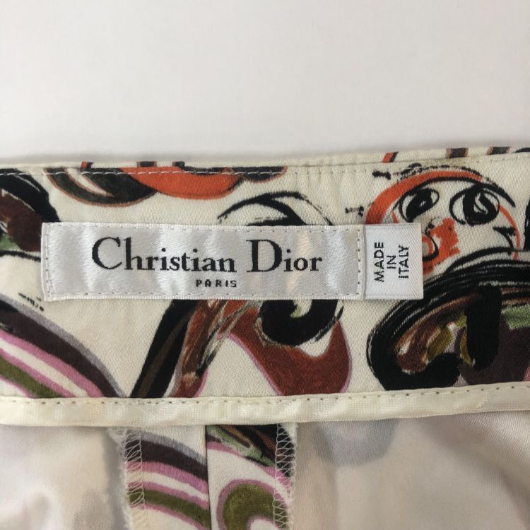 Dior Christian Dior Multi Patterned Pants Size 34 Size 25" / US 0 / IT 36 - 3 Thumbnail