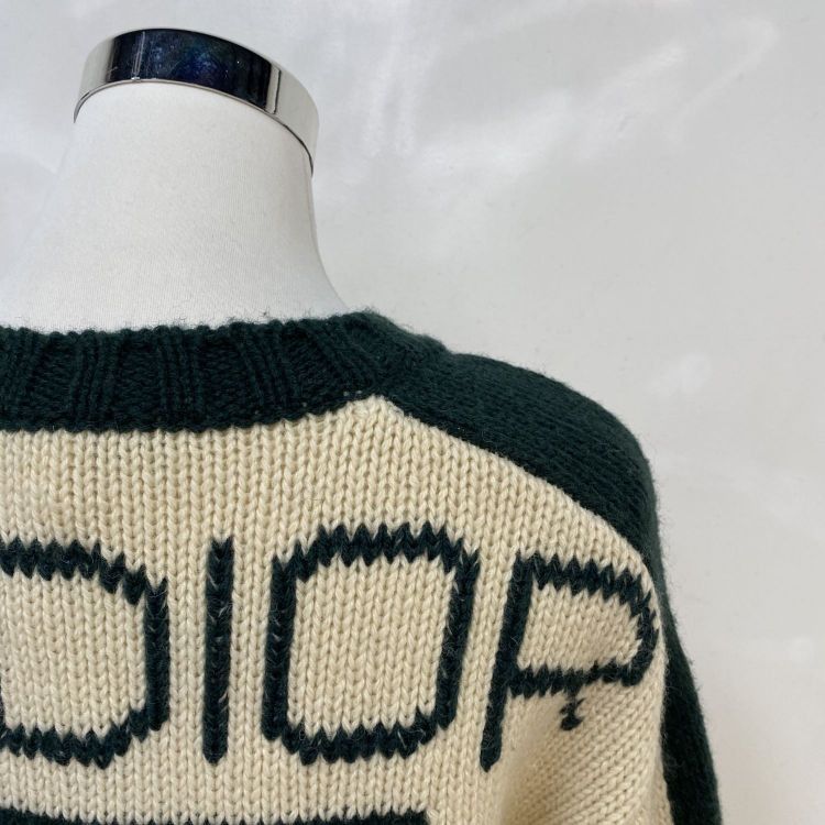 Dior Dior C'est Non Graphic Wool Sweater Size 36 Size XS / US 0-2 / IT 36-38 - 6 Thumbnail