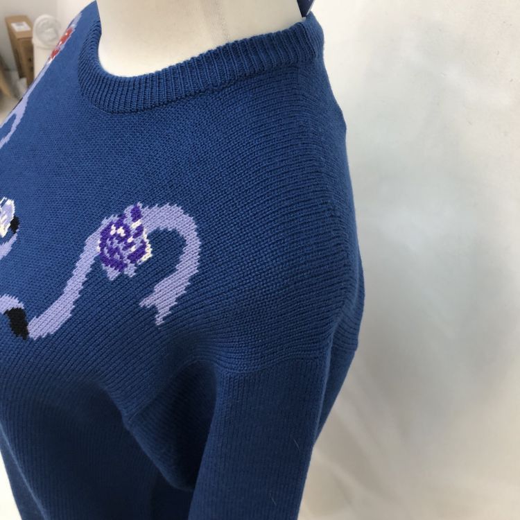 Dior Christian Dior Floral Wool Sweater Size M Size M / US 6-8 / IT 42-44 - 6 Thumbnail