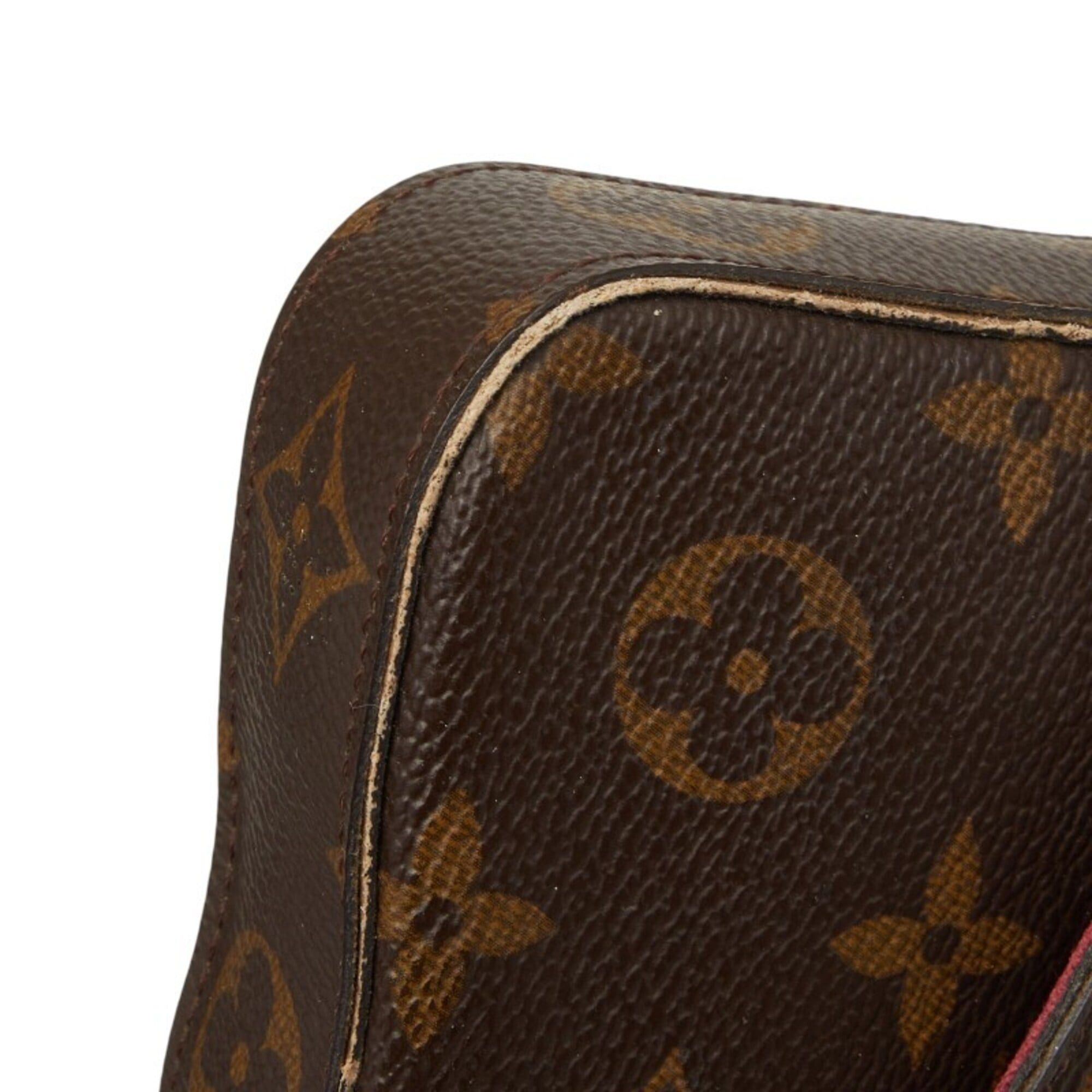 Louis Vuitton Louis Vuitton Monogram Pochette Felicie Chain Shoulder Bag Wallet M61276 Brown Fuchsia Leather Women's LOUIS VUITTON Size ONE SIZE - 6 Thumbnail
