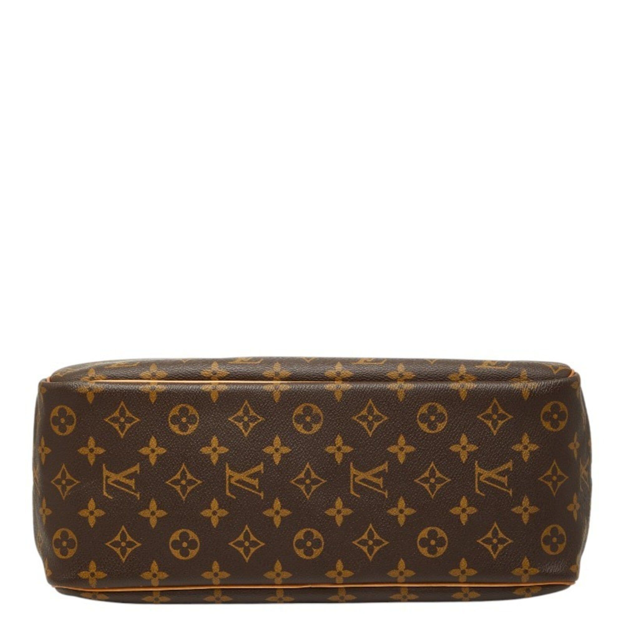 Louis Vuitton Louis Vuitton Monogram Deauville Handbag M47270 Brown Leather Women's LOUIS VUITTON Size ONE SIZE - 3 Thumbnail