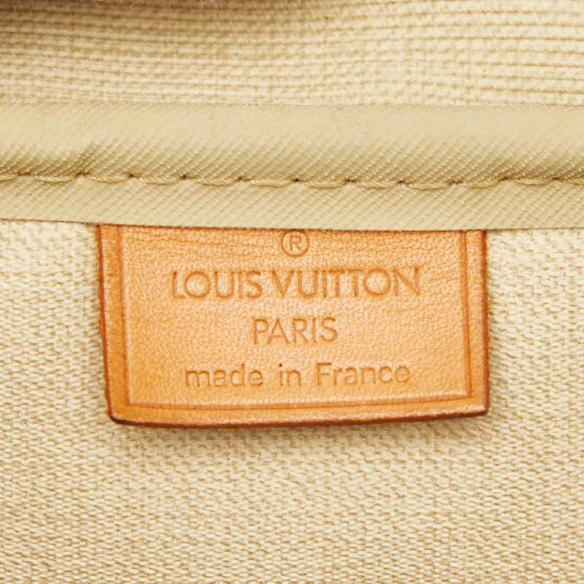 Louis Vuitton Louis Vuitton Monogram Deauville Handbag M47270 Brown Leather Women's LOUIS VUITTON Size ONE SIZE - 15 Thumbnail