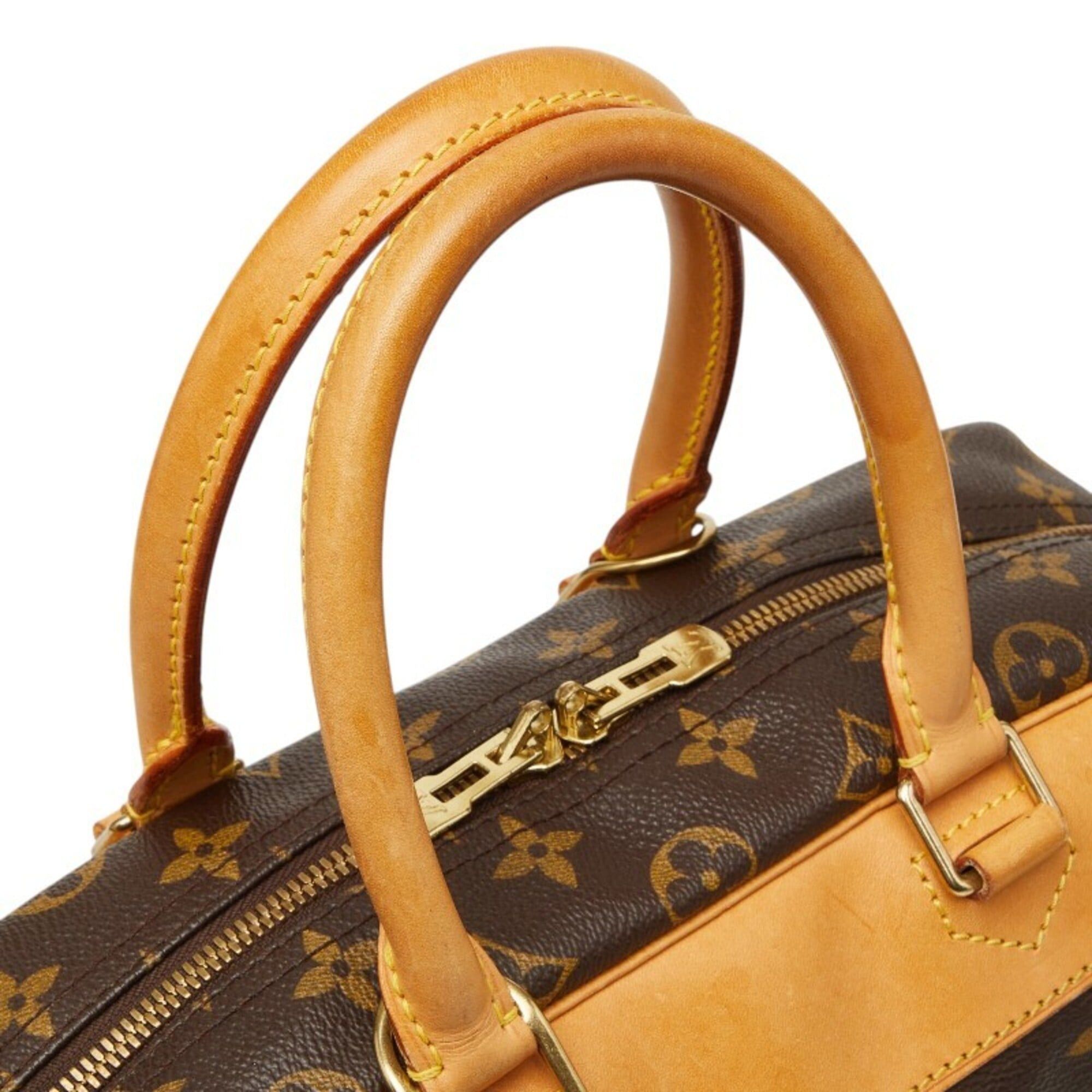 Louis Vuitton Louis Vuitton Monogram Deauville Handbag M47270 Brown Leather Women's LOUIS VUITTON Size ONE SIZE - 10 Thumbnail