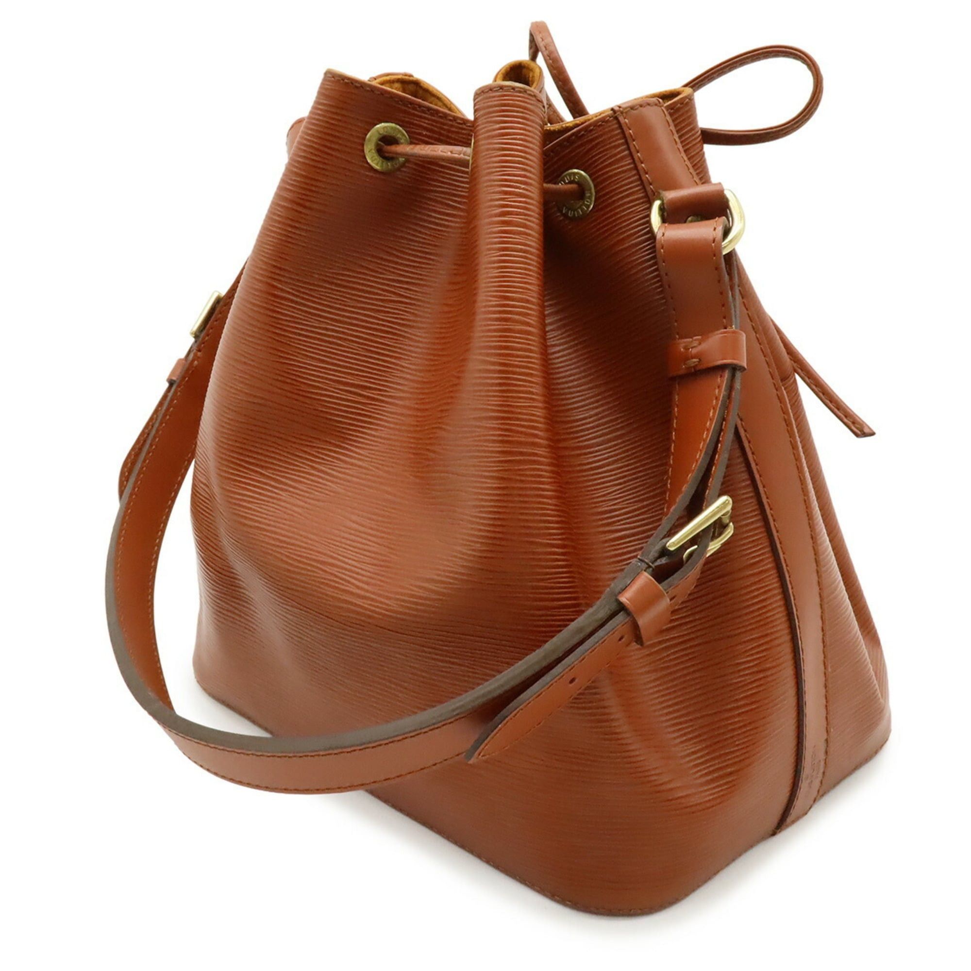 Louis Vuitton LOUIS VUITTON Epi Petit Noé Shoulder Bag, Kenya Brown, M44103 Size ONE SIZE - 3 Thumbnail