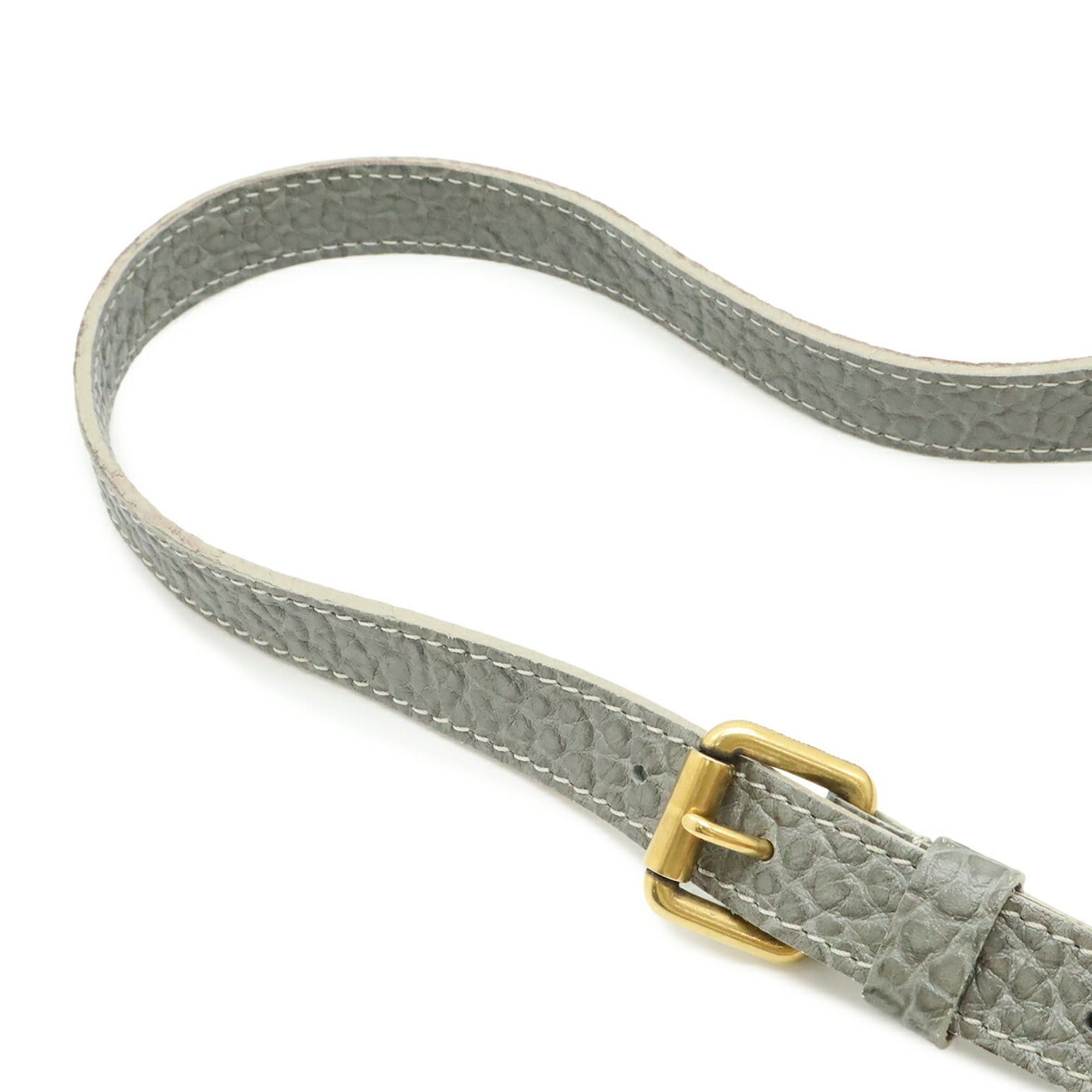 Louis Vuitton Louis Vuitton Monogram Denim Slightly Shoulder Bag, Grey M95834 Size ONE SIZE - 7 Thumbnail