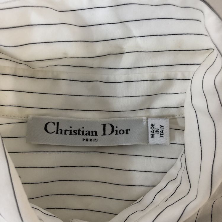 Christian Dior Monsieur Christian Dior Bee Pinstripe Button Up Shirt Size 36 Size XS / US 0-2 / IT 36-38 - 3 Thumbnail