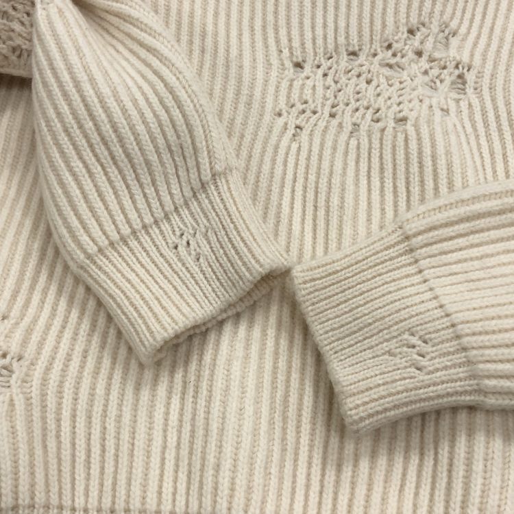Dior Christian Dior Bee Distressed Knit Sweater Size 36 Size XS / US 0-2 / IT 36-38 - 7 Thumbnail