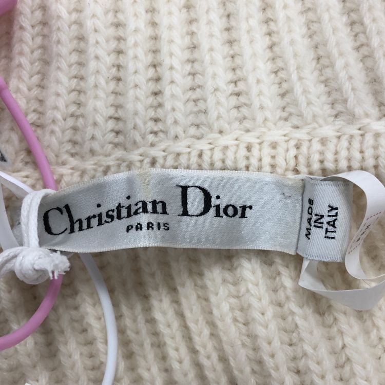 Dior Christian Dior Bee Distressed Knit Sweater Size 36 Size XS / US 0-2 / IT 36-38 - 3 Thumbnail
