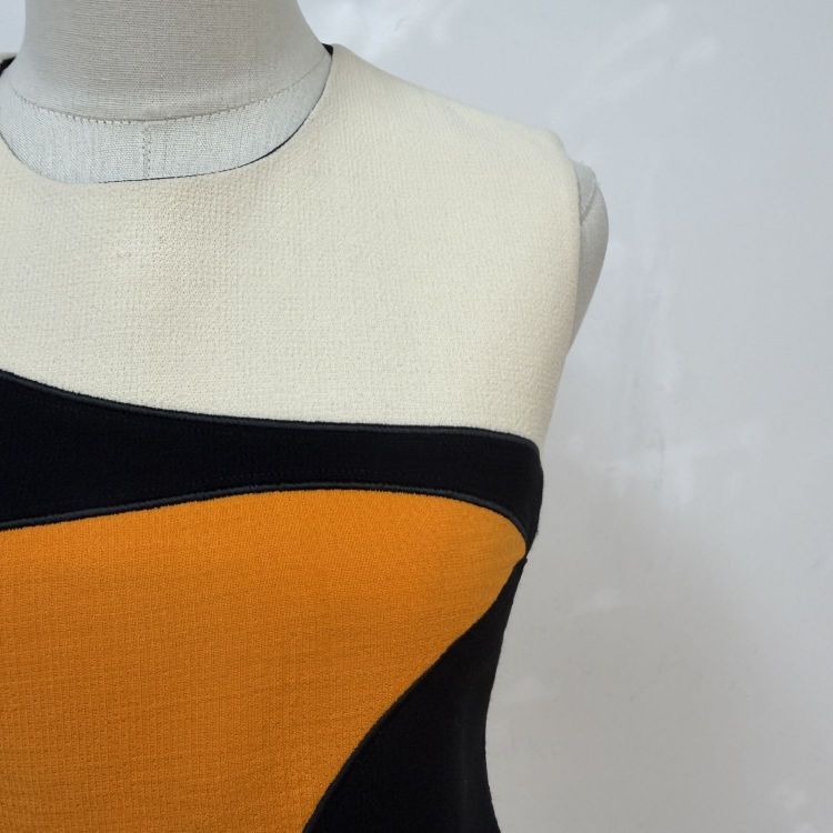 Dior Christian Dior Colorblock Mini Dress Size 38 Size S / US 4 / IT 40 - 7 Thumbnail