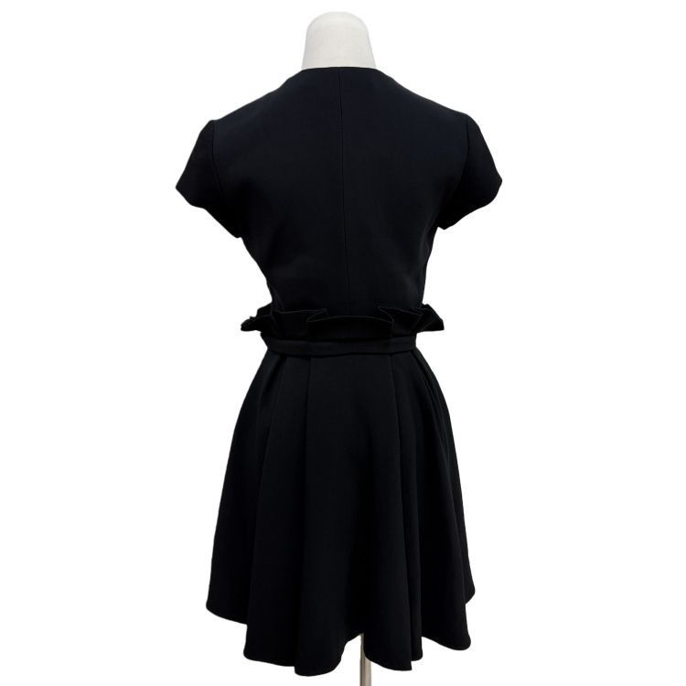 Dior Christian Dior Wool Silk V-Neck Dress Size 38 Size S / US 4 / IT 40 - 2 Thumbnail