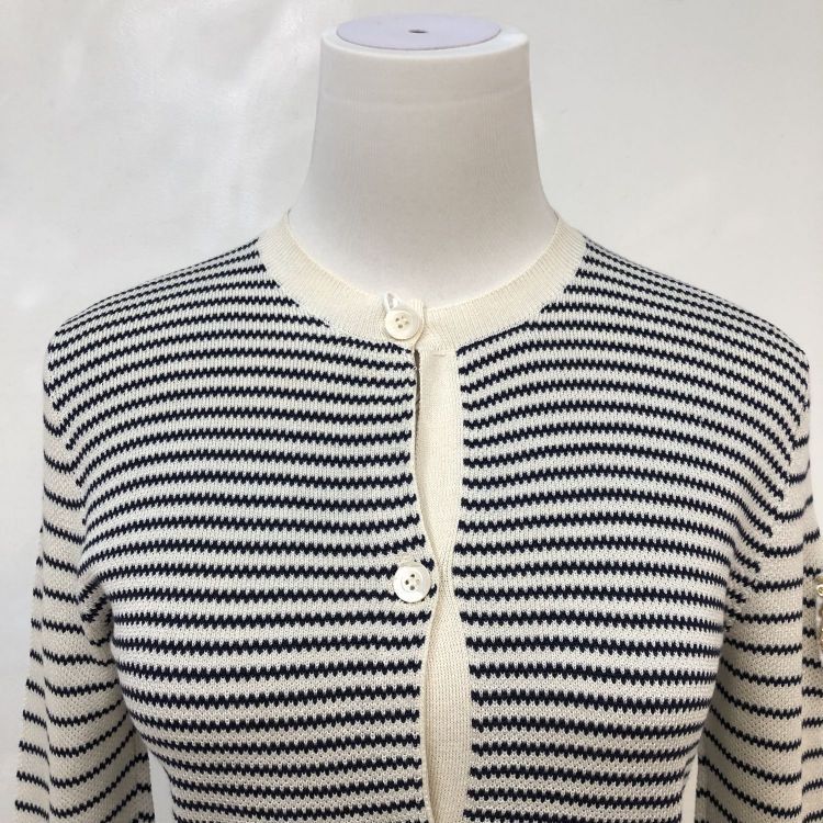 Dior Christian Dior Striped Cardigan Size 36 Size XS / US 0-2 / IT 36-38 - 5 Thumbnail