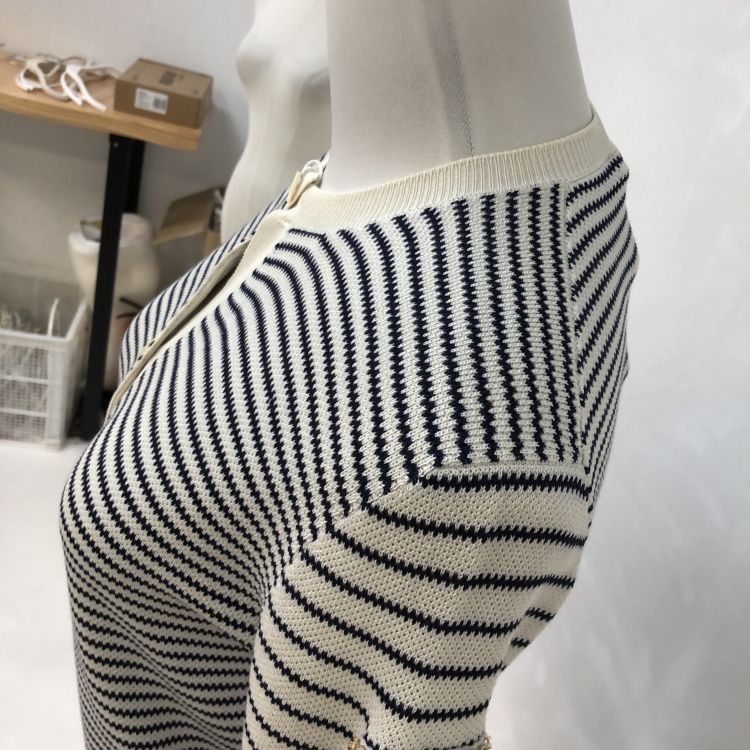 Dior Christian Dior Striped Cardigan Size 36 Size XS / US 0-2 / IT 36-38 - 7 Thumbnail
