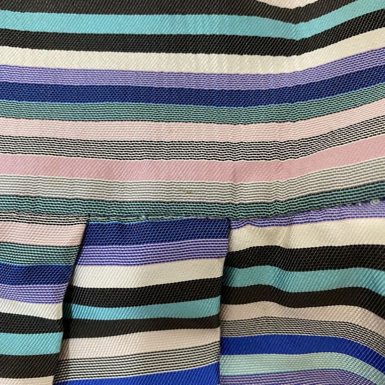 Dior Christian Dior Striped Silk Skirt Size 38 Size 27" / US 4 / IT 40 - 3 Thumbnail