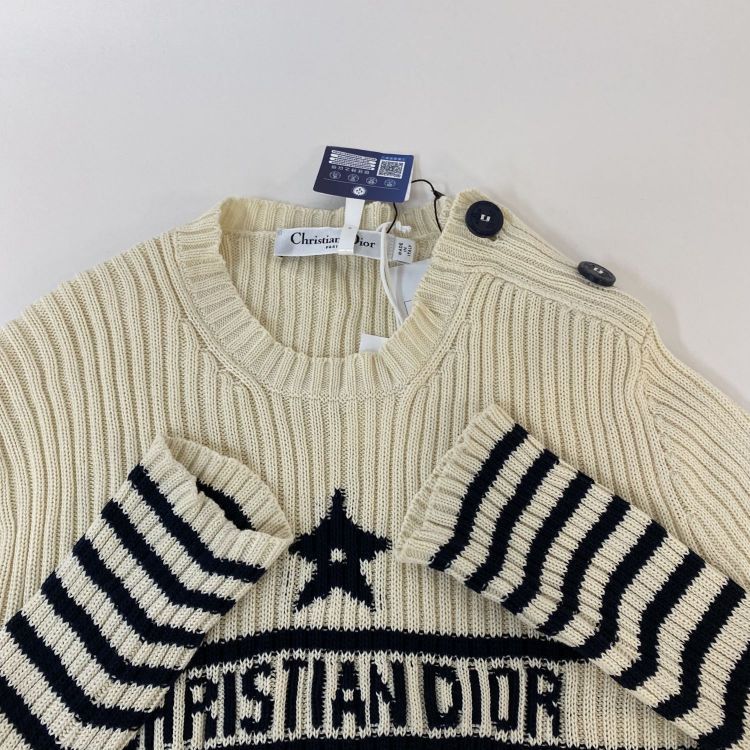 Dior Christian Dior Star Stripe Sweater Size 40 Size M / US 6-8 / IT 42-44 - 8 Thumbnail
