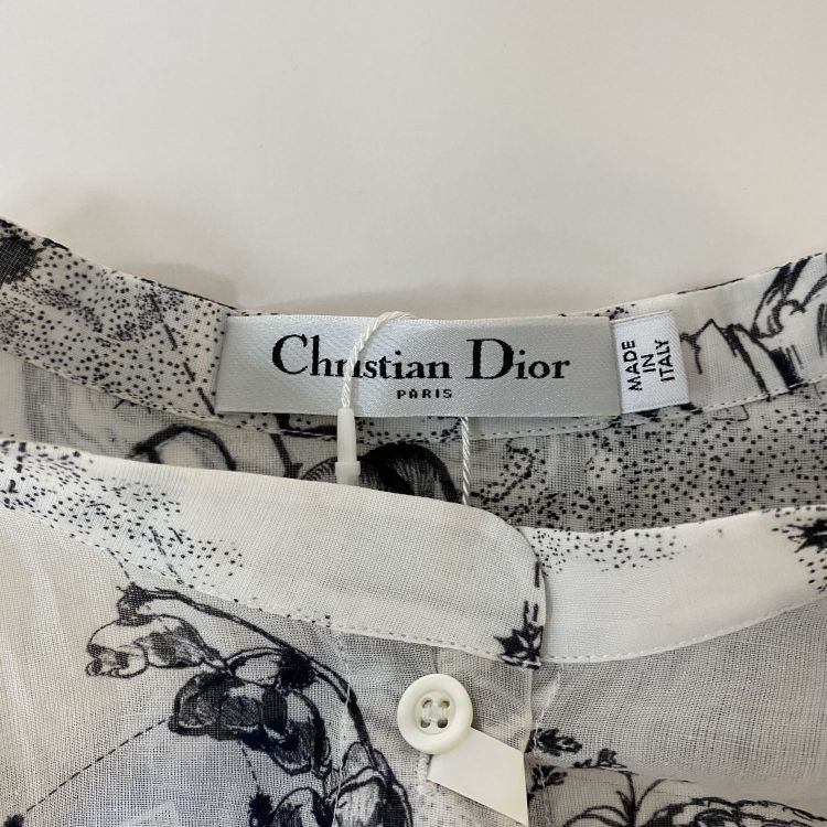 Dior Christian Dior Zodiac Print Button Up Size 36 Size XS / US 0-2 / IT 36-38 - 3 Thumbnail