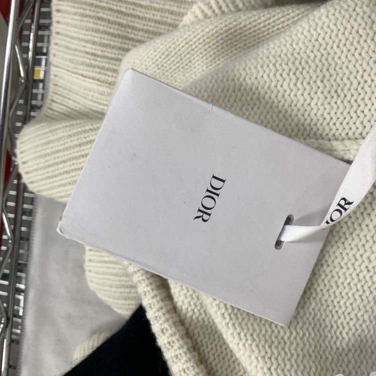 Dior Dior Colorblock Hooded Knit Sweater Size 36 Size XS / US 0-2 / IT 36-38 - 5 Thumbnail