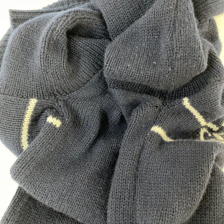 Dior Christian Dior Star Navy Cashmere Sweater IT 42 Size M / US 6-8 / IT 42-44 - 7 Thumbnail