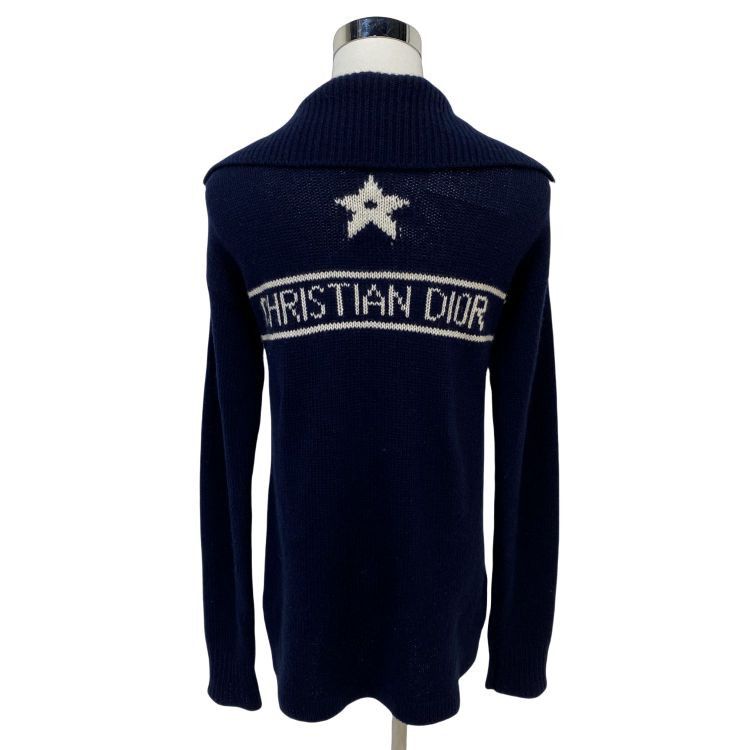 Dior Christian Dior Star Navy Cashmere Sweater IT 42 Size M / US 6-8 / IT 42-44 - 2 Thumbnail