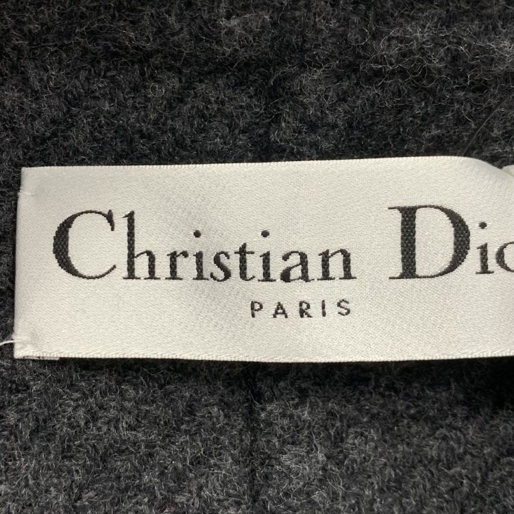 Dior Christian Dior Wool Coat Gray FR 34 Size XS / US 0-2 / IT 36-38 - 3 Thumbnail