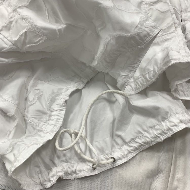Dior Dior White Frayed Hooded Jacket XS Size XS / US 0-2 / IT 36-38 - 6 Thumbnail