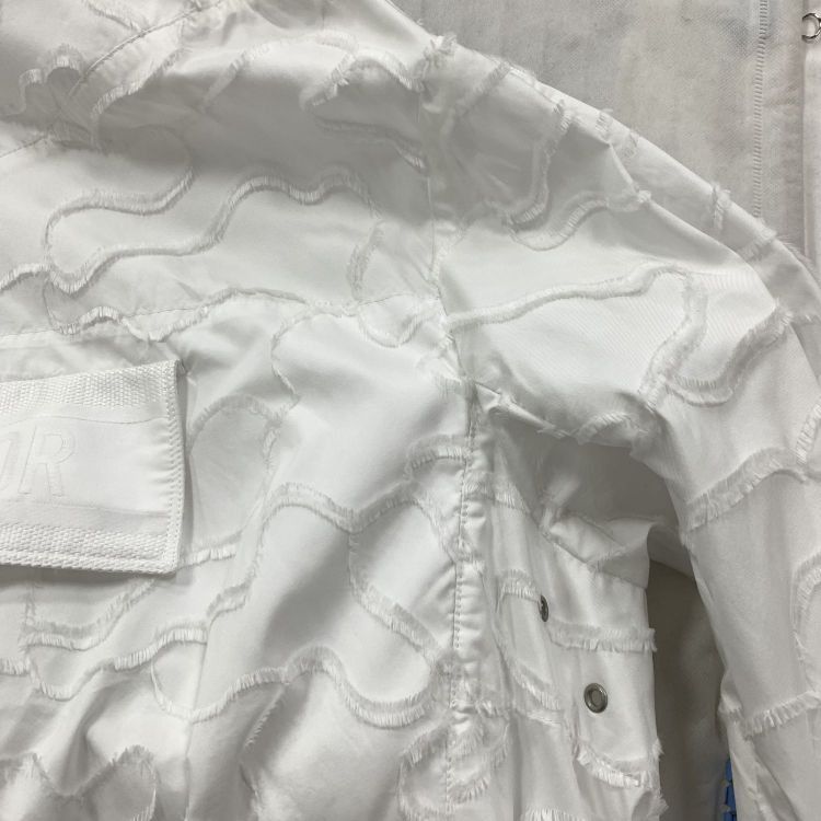 Dior Dior White Frayed Hooded Jacket XS Size XS / US 0-2 / IT 36-38 - 5 Thumbnail