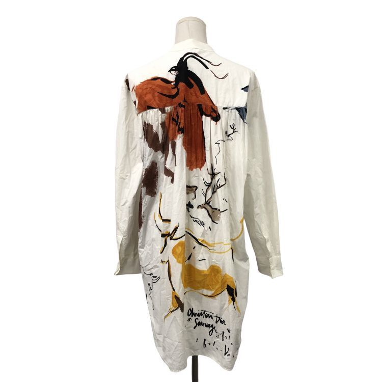 Dior Christian Dior Graphic Print Button Up Shirt Size 40 Size M / US 6-8 / IT 42-44 - 2 Thumbnail
