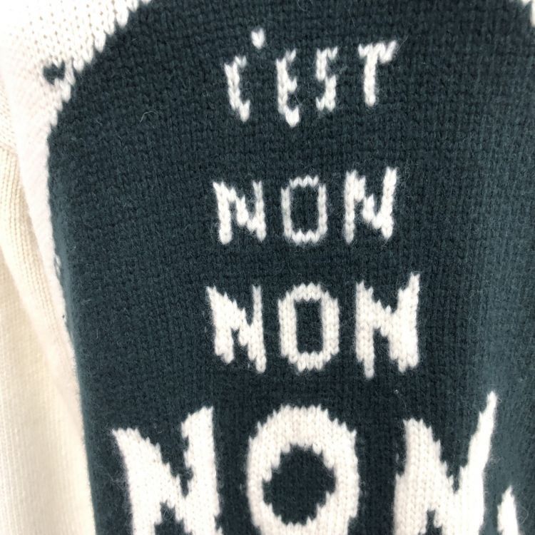 Dior Dior J'Adior Logo Wool Cashmere Sweater Size 34 Size XS / US 0-2 / IT 36-38 - 2 Thumbnail