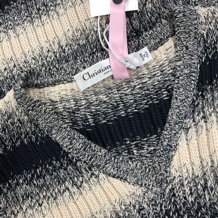 Dior Christian Dior Striped Knit Vest Size 36 Size XS / US 0-2 / IT 36-38 - 4 Thumbnail