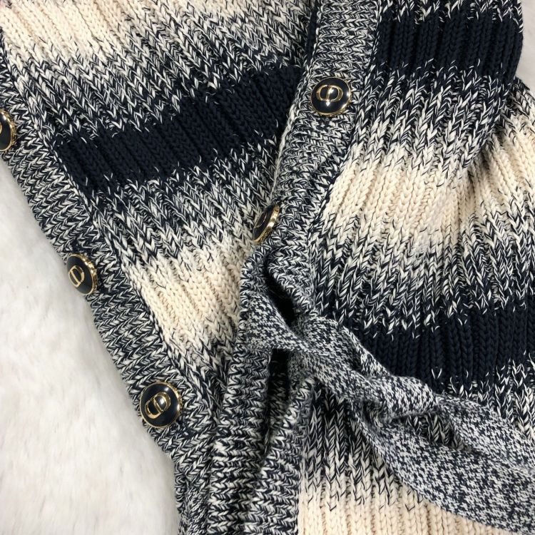 Dior Christian Dior Striped Knit Vest Size 36 Size XS / US 0-2 / IT 36-38 - 6 Thumbnail