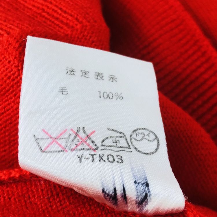 Dior Dior Red Embroidered Logo Turtleneck Sweater Size M Size US M / EU 48-50 / 2 - 3 Thumbnail