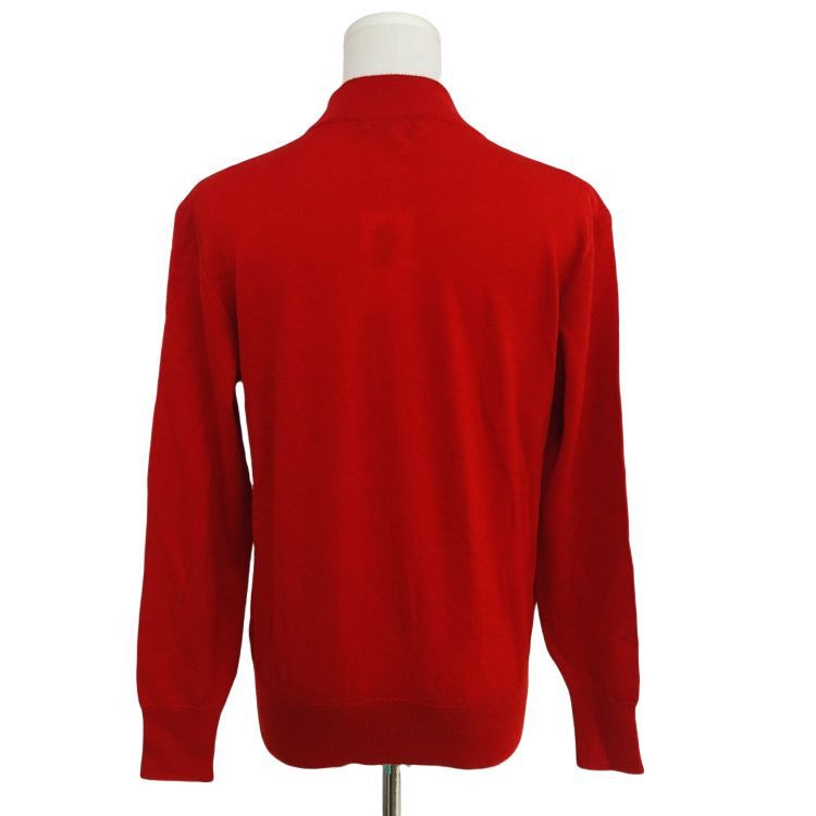 Dior Dior Red Embroidered Logo Turtleneck Sweater Size M Size US M / EU 48-50 / 2 - 2 Thumbnail