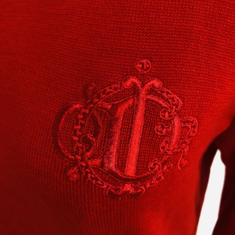 Dior Dior Red Embroidered Logo Turtleneck Sweater Size M Size US M / EU 48-50 / 2 - 4 Thumbnail