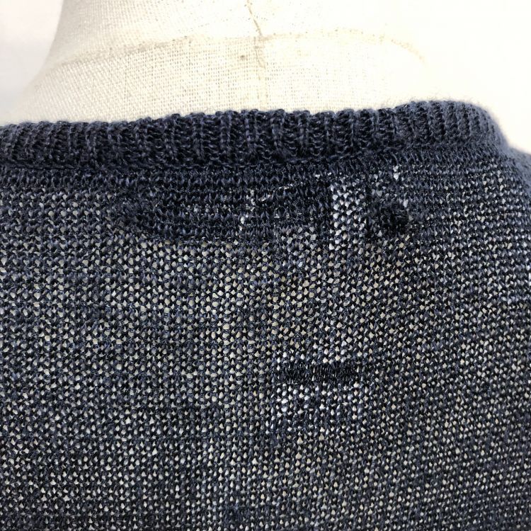 Dior Dior Blue Knit Button Front Top Size M Size M / US 6-8 / IT 42-44 - 5 Thumbnail