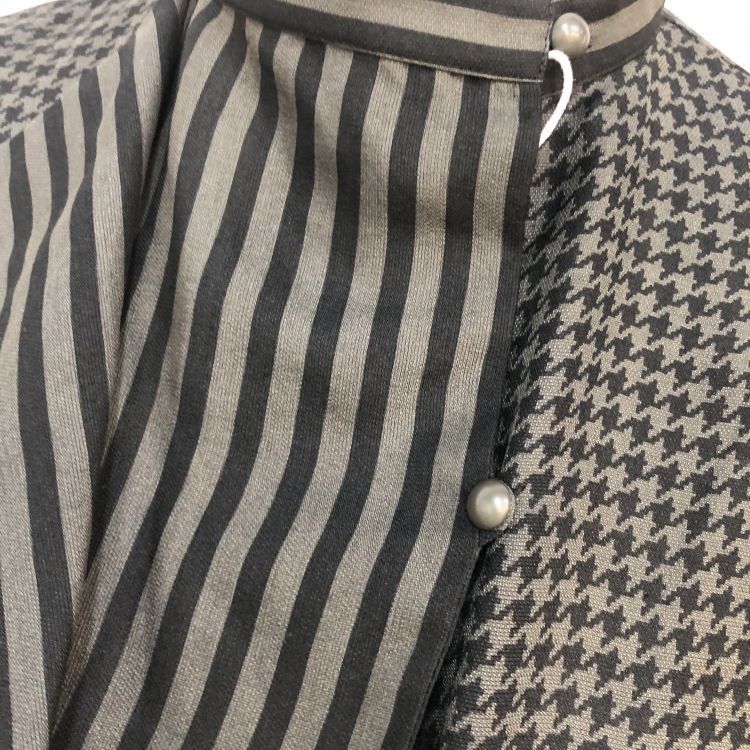Dior Christian Dior Houndstooth Stripe Blouse Size S Size S / US 4 / IT 40 - 8 Thumbnail