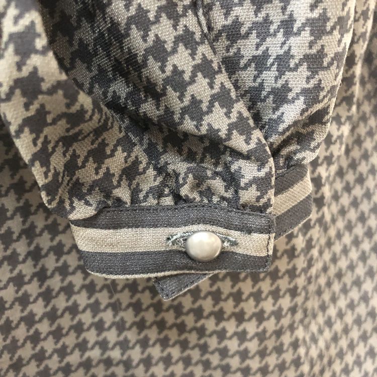 Dior Christian Dior Houndstooth Stripe Blouse Size S Size S / US 4 / IT 40 - 6 Thumbnail