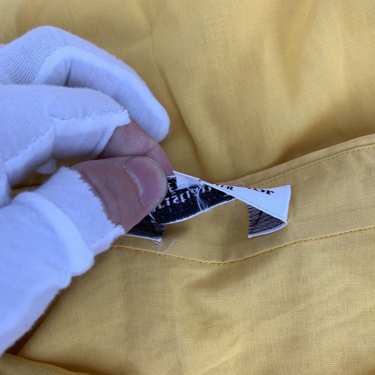 Dior Dior Yellow Embroidered Button Up Shirt Size M Size M / US 6-8 / IT 42-44 - 6 Thumbnail