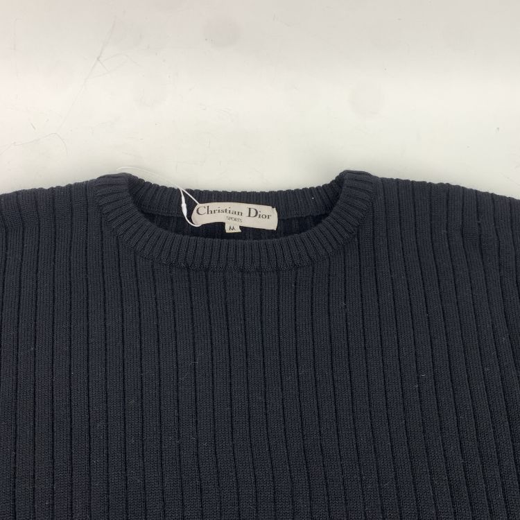 Dior Christian Dior Ribbed Wool Sweater Size M Size M / US 6-8 / IT 42-44 - 5 Thumbnail