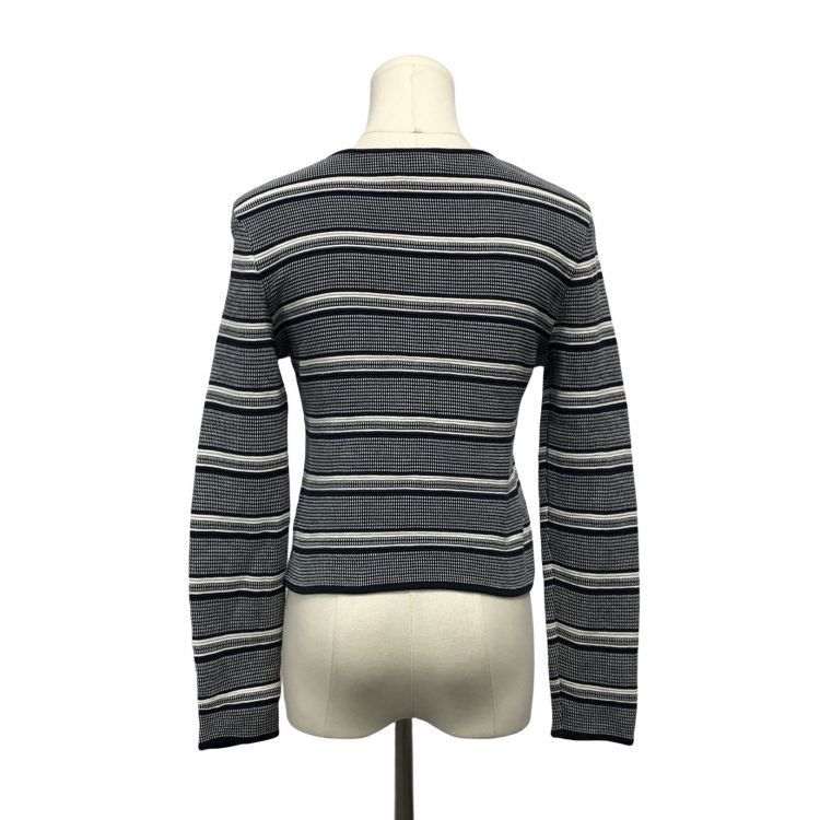 Dior Christian Dior Striped Knit Cardigan Size M Size M / US 6-8 / IT 42-44 - 2 Thumbnail