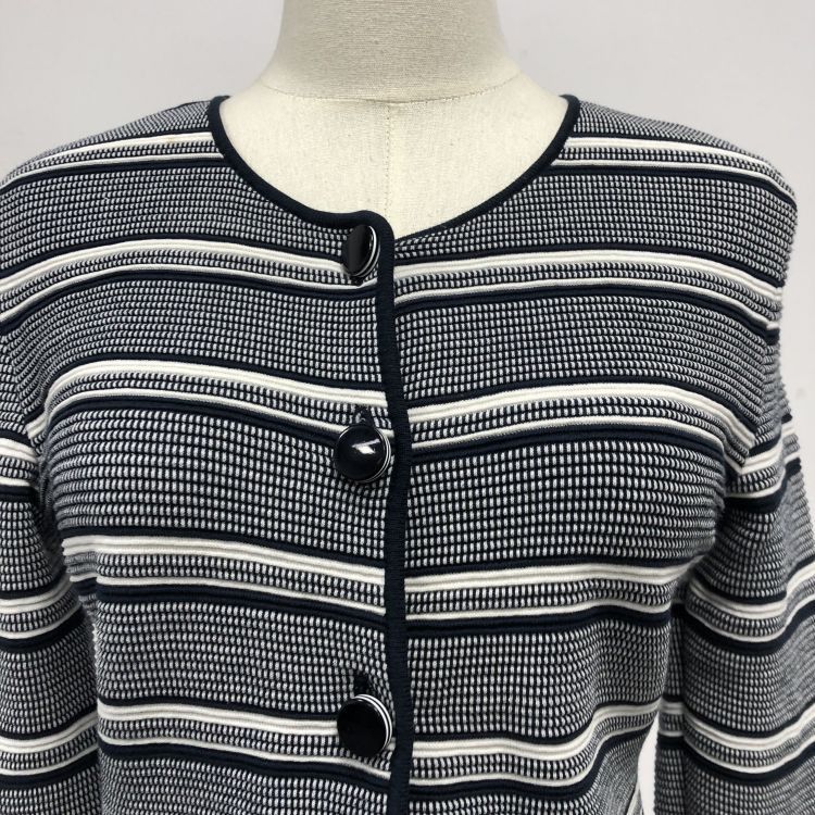 Dior Christian Dior Striped Knit Cardigan Size M Size M / US 6-8 / IT 42-44 - 7 Thumbnail