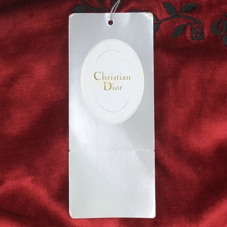 Dior Christian Dior Red Rose Velvet Top Size M Size M / US 6-8 / IT 42-44 - 4 Thumbnail
