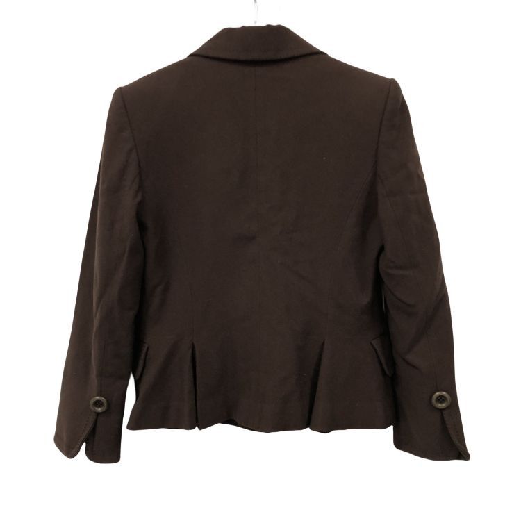 Dior Christian Dior Brown Wool Blazer Size M Size M / US 6-8 / IT 42-44 - 2 Thumbnail