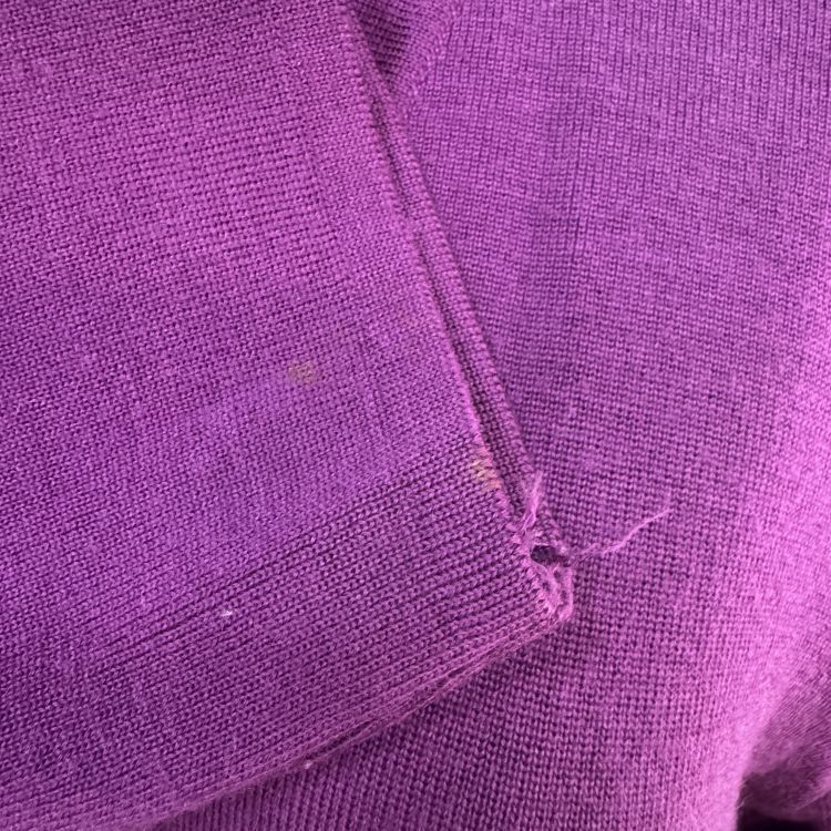 Dior Christian Dior Purple Wool Sweater Size M Size M / US 6-8 / IT 42-44 - 5 Thumbnail