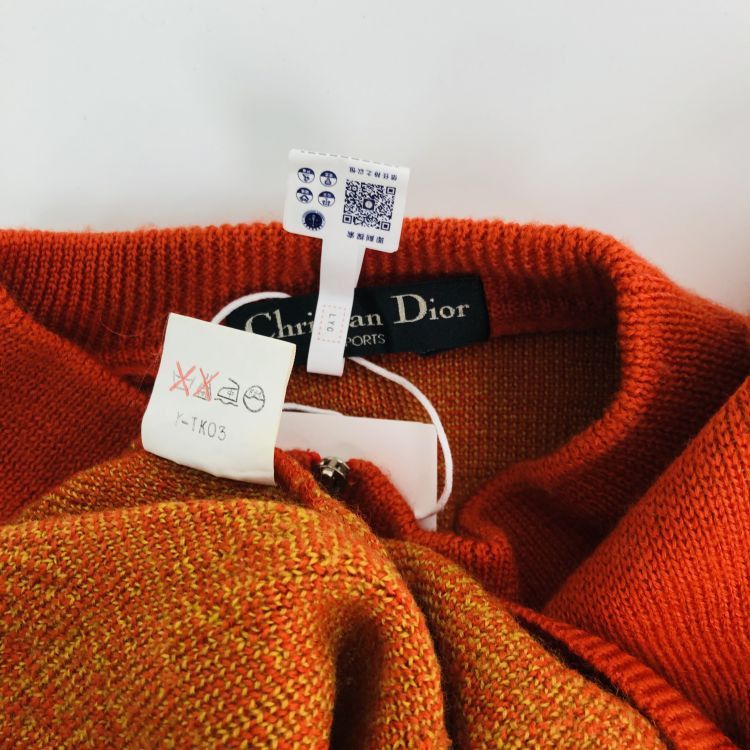 Dior Christian Dior Patterned Zip Sweater M Size US M / EU 48-50 / 2 - 8 Thumbnail