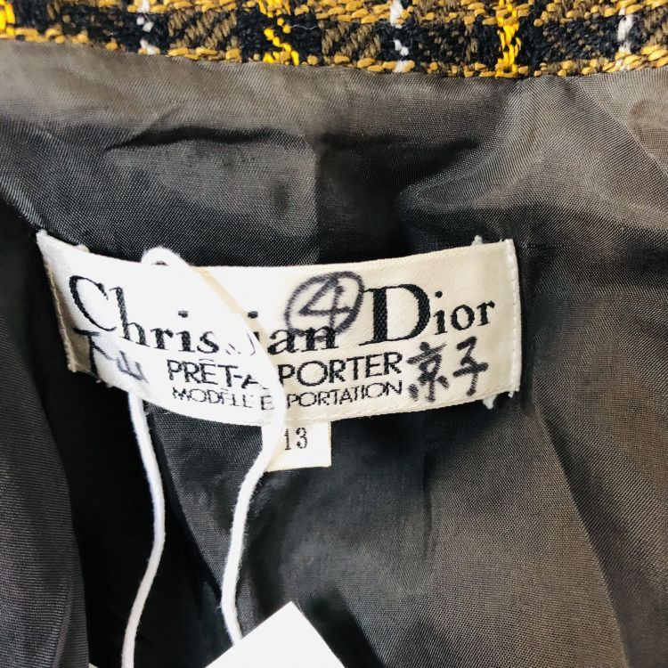 Dior Christian Dior Plaid Blazer Size 13 Size M / US 6-8 / IT 42-44 - 8 Thumbnail