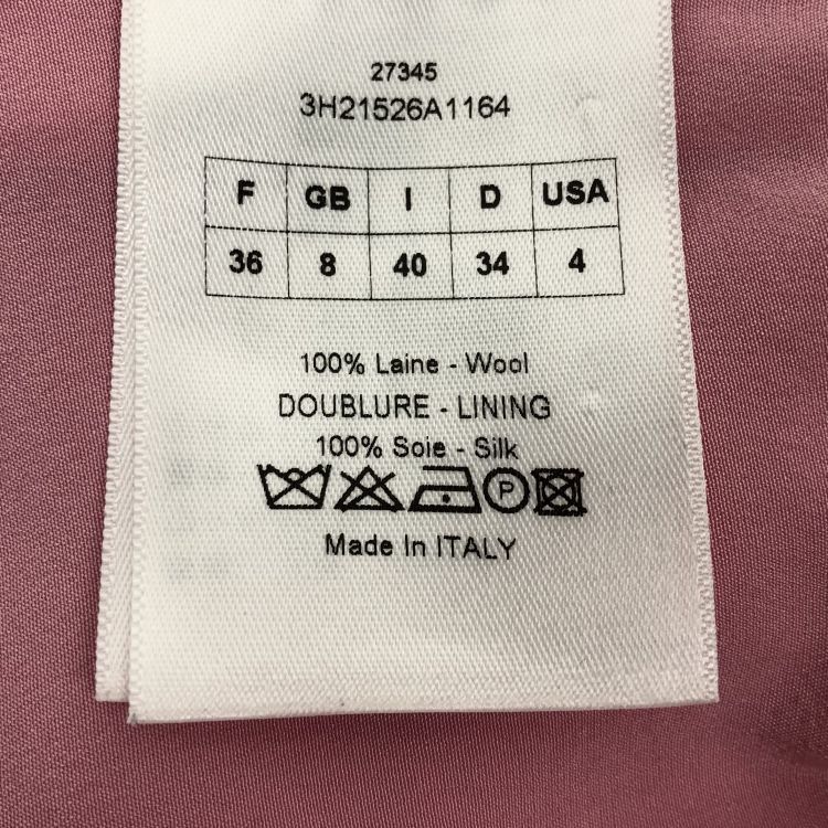 Dior Dior Pink Wool Sleeveless Tank Top FR 36 Size XS / US 0-2 / IT 36-38 - 3 Thumbnail