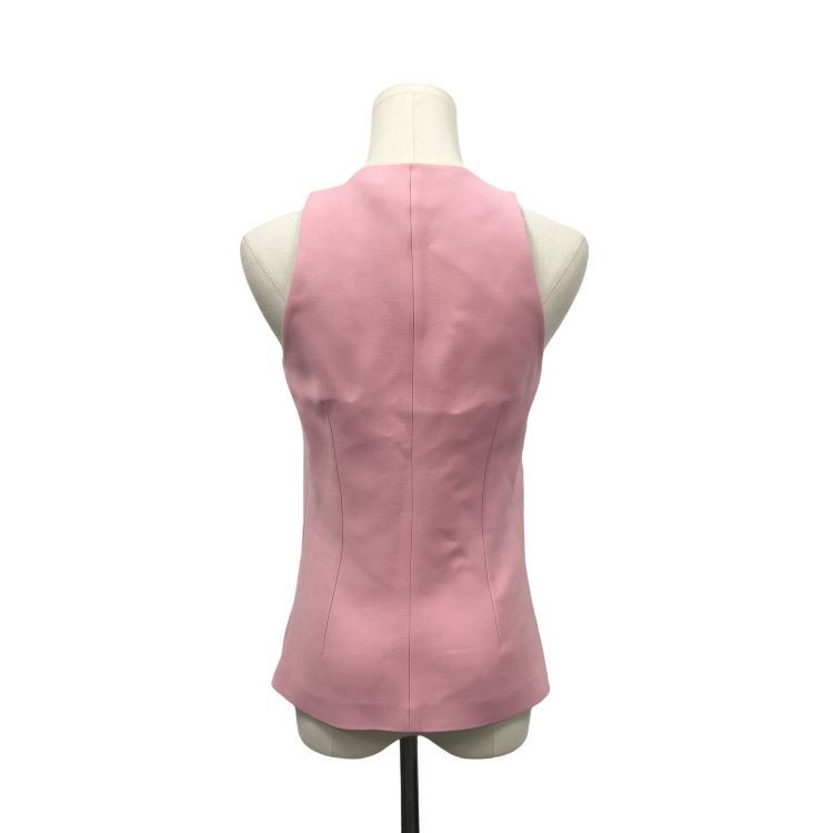 Dior Dior Pink Wool Sleeveless Tank Top FR 36 Size XS / US 0-2 / IT 36-38 - 2 Thumbnail